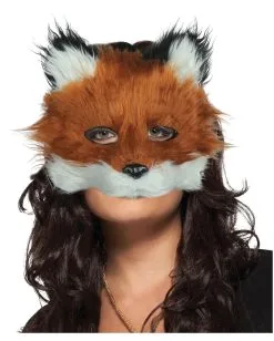 Fuchs Halbmaske Aus Plüsch