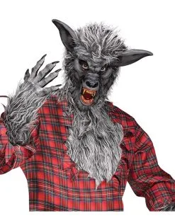 Werwolf Kostüm Grau -Halloween Kostüme Herren Verkäufe graues werwolf kostuem werwolf costume werwolf maske werwolf handschuhe 14825 03