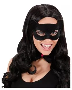 Schwarze Katzenaugen Maske -Halloween Kostüme Herren Verkäufe katzenaugen samt catwoman maske cateyemask karnevalsmaske sexy katzenaugen 18445 04