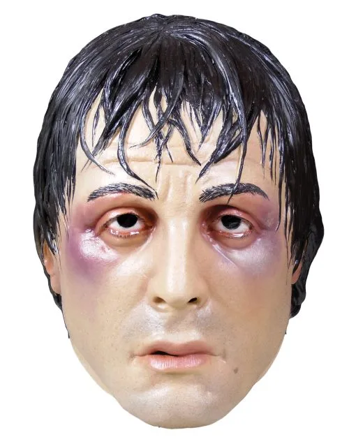 Rocky Balboa Maske -Halloween Kostüme Herren Verkäufe originale rocky balboa maske lizenzierte rocky maske fuer halloween rocky merchandise rocky fanartikel 28981