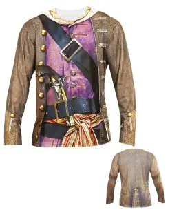 Piraten Shirt Longsleeve -Halloween Kostüme Herren Verkäufe piraten shirt kostuemzubehoer seeraeuber hemd pirate longsleeve piratenkostuem 29393 4