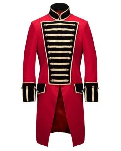 Rote Military Jacke Mit Goldborte 11 Rote Military Jacke Mit Goldborte -Halloween Kostüme Herren Verkäufe rote military jacke mit goldborte red military jacket with gold trim dompteurs jacke 54461 05