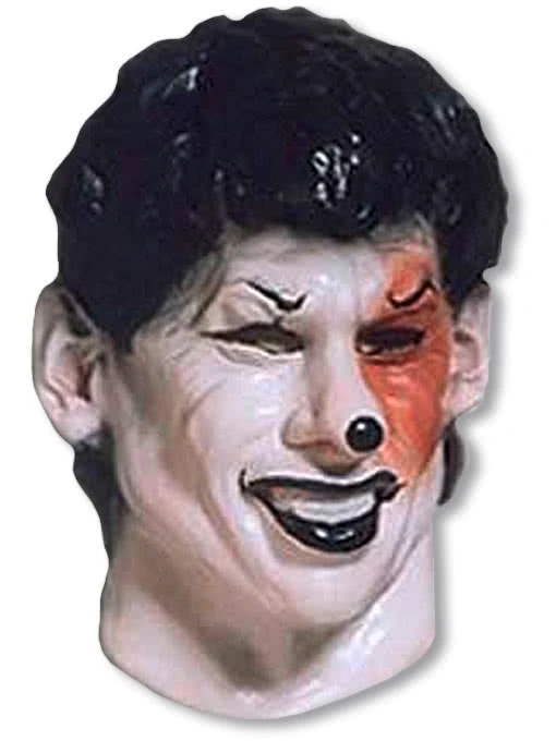 Schwarzer Joker Foamlatex Maske 1 Schwarzer Joker Foamlatex Maske