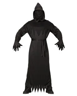 Schwarzes Reaper Phantom Kostüm -Halloween Kostüme Herren Verkäufe schwarzes phantom kostuem daemon halloween verkleidung mit maske gevatter tod kostuem 14837 02