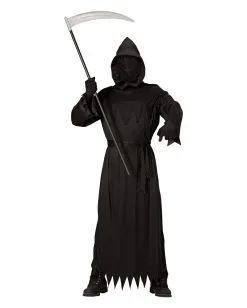 Schwarzes Reaper Phantom Kostüm -Halloween Kostüme Herren Verkäufe schwarzes phantom kostuem daemon halloween verkleidung mit maske gevatter tod kostuem 14837 03