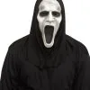 Silent Screamer Halbmaske Mit Kapuze