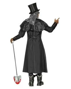 Totengräber Kostüm Mantel Mit Kragen Für Herren -Halloween Kostüme Herren Verkäufe totengraeber kostem grave keeper costuem halloween maennerkostuem 38121 04