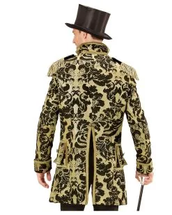 Venezianischer Militärfrack Gold-schwarz -Halloween Kostüme Herren Verkäufe venezianischer militaerfrack schwarz gold herrenfrack uniformkostuem bild2 27472