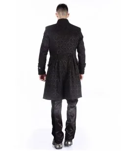 Viktorianischer Gothic Aristokrat Herren Mantel -Halloween Kostüme Herren Verkäufe viktorianischer gothic aristokrat herren mantel schwarz victorian gothic aristocrat mens coat black 39107 4