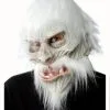White Warrior Maske Mit Haaren